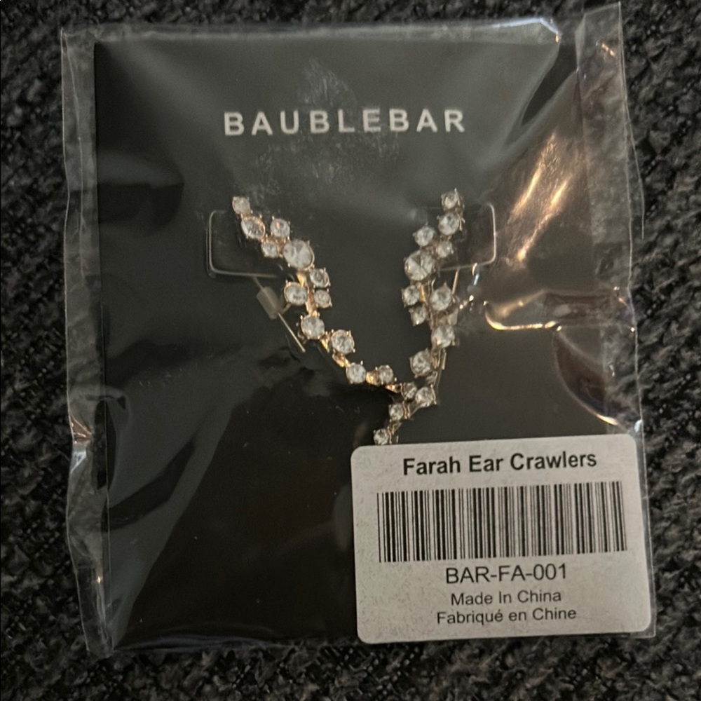 BaubleBar Sparkling Crystal Ear Crawlers